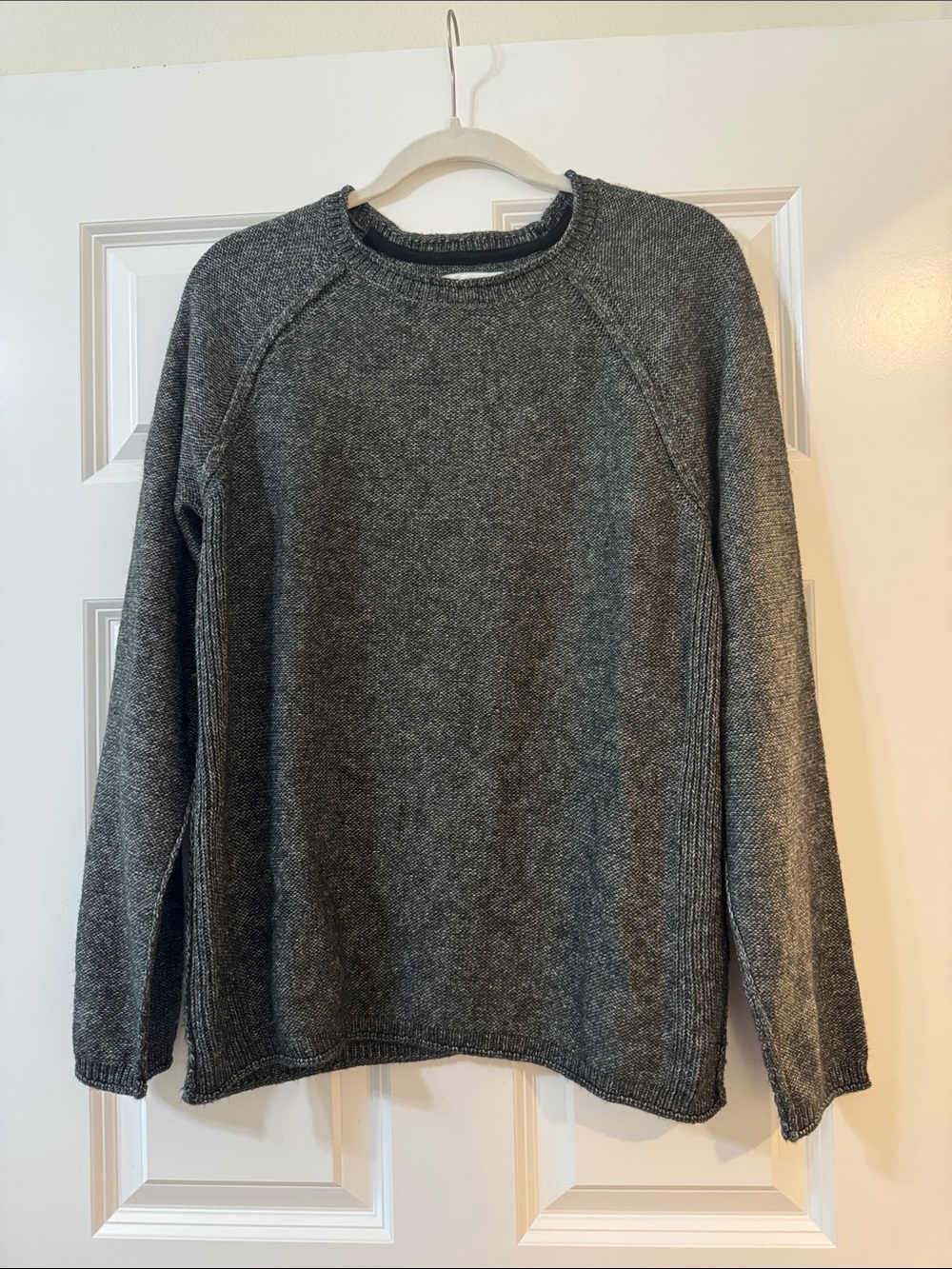 Men's Crewneck Sweater in Dark Heather Gray